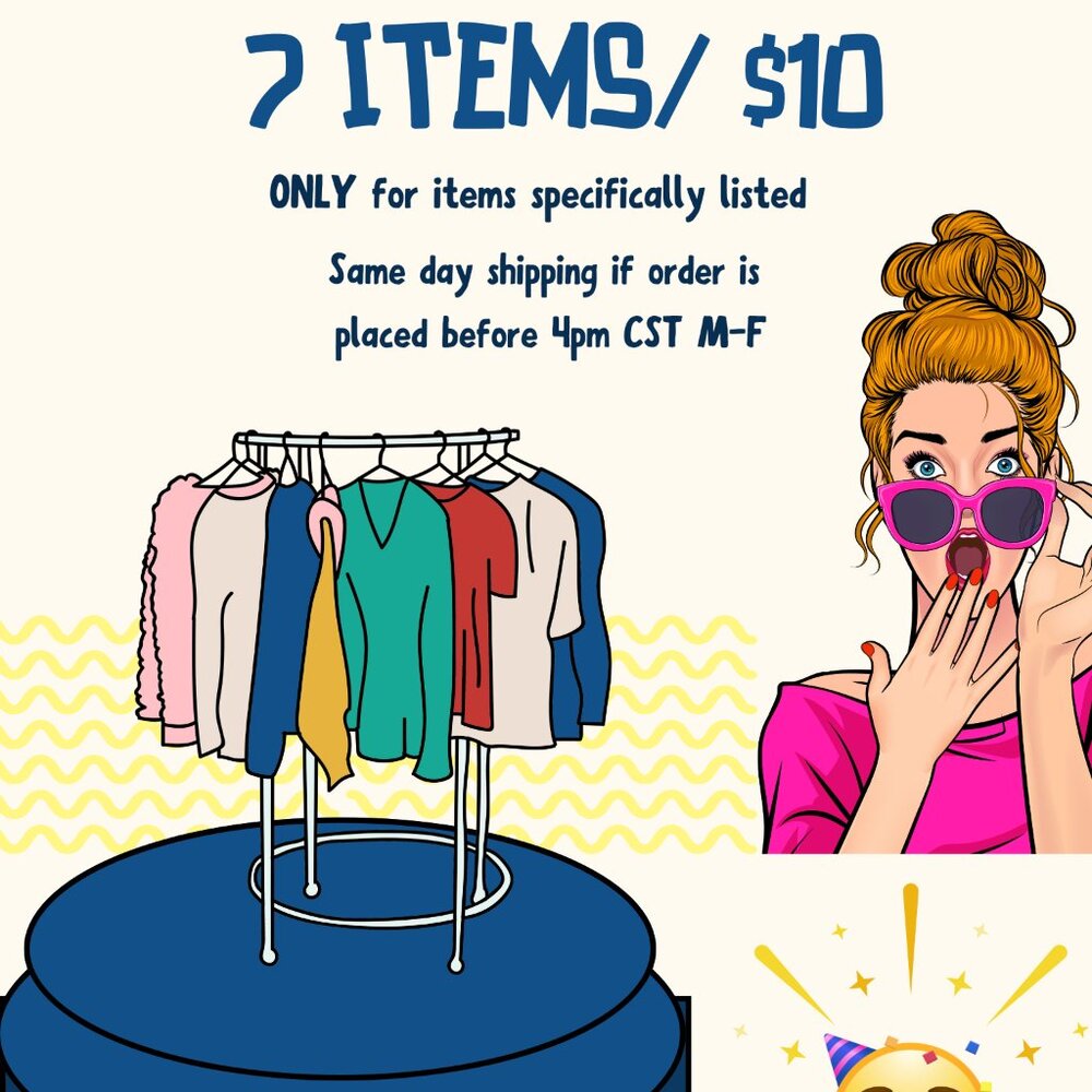 7 ITEMS FOR $10 !!! STEAL DEAL!!